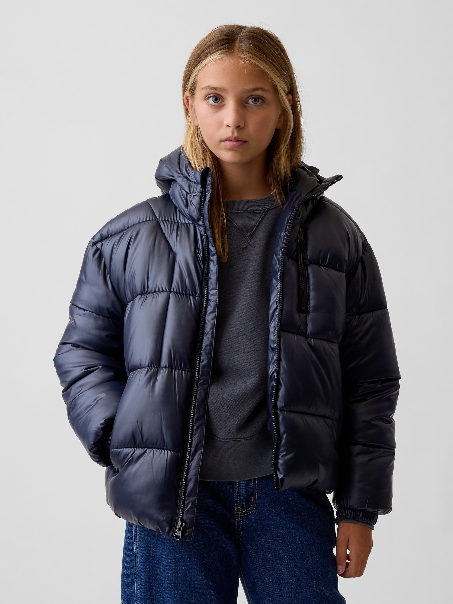 Veste rembourrée épaisse en matière recyclée pour Enfant