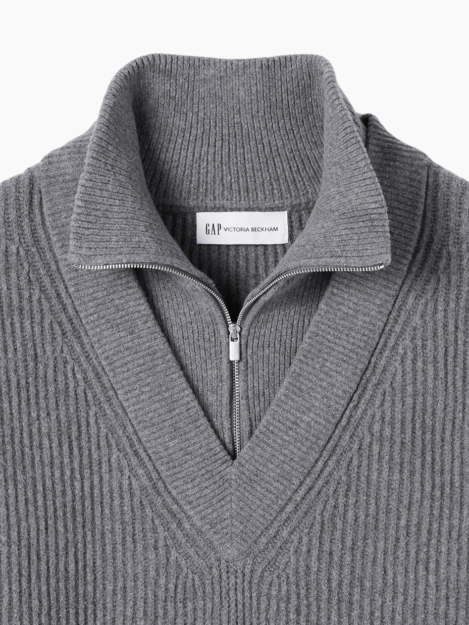Victoria Beckham CashSoft High-Neck Pullover