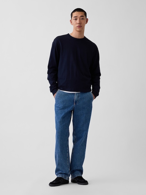 JEAN COUPE TAILLEUR DROITE DÉCONTRACTÉE