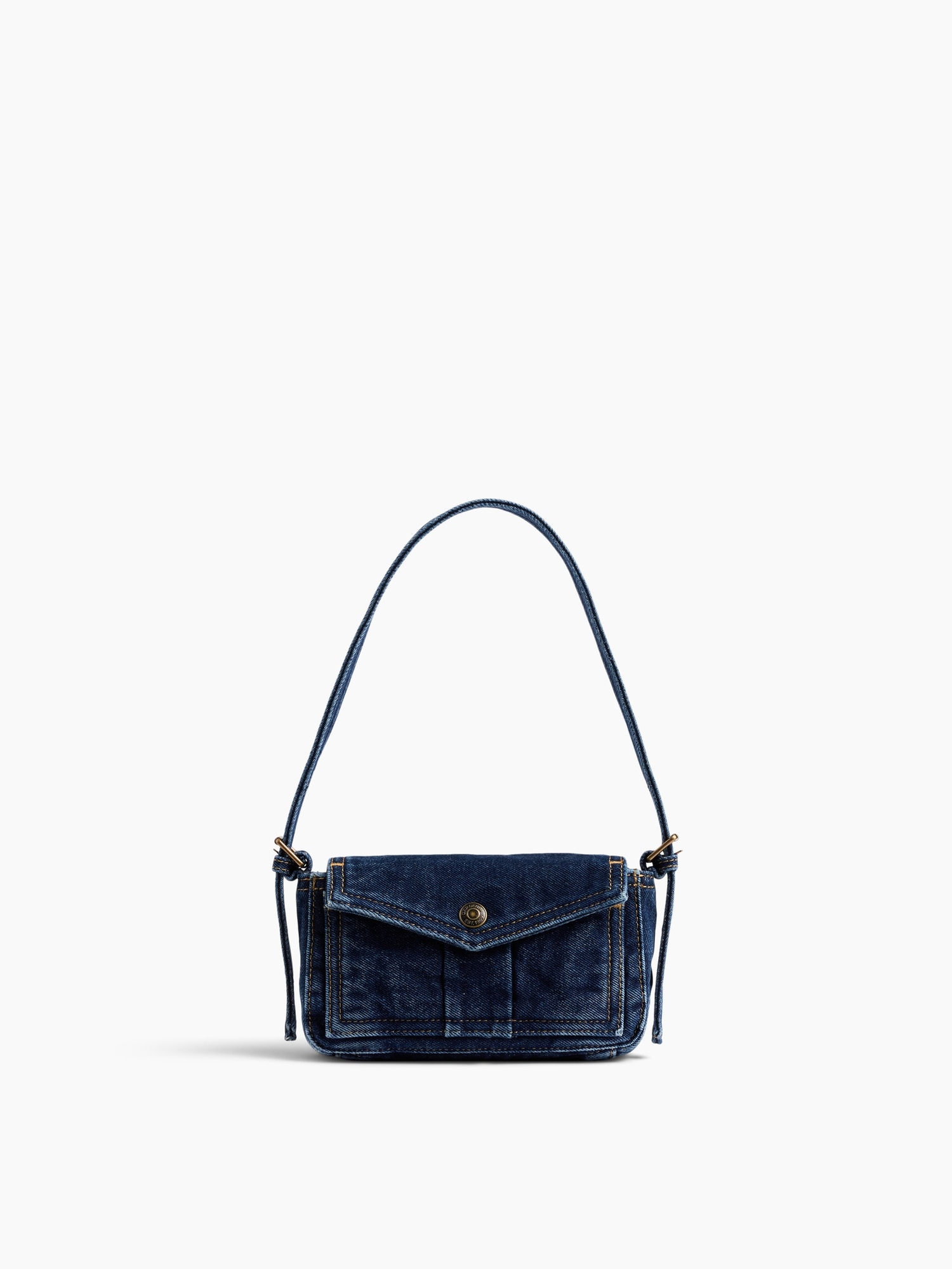 Mini Denim Envelope Bag
