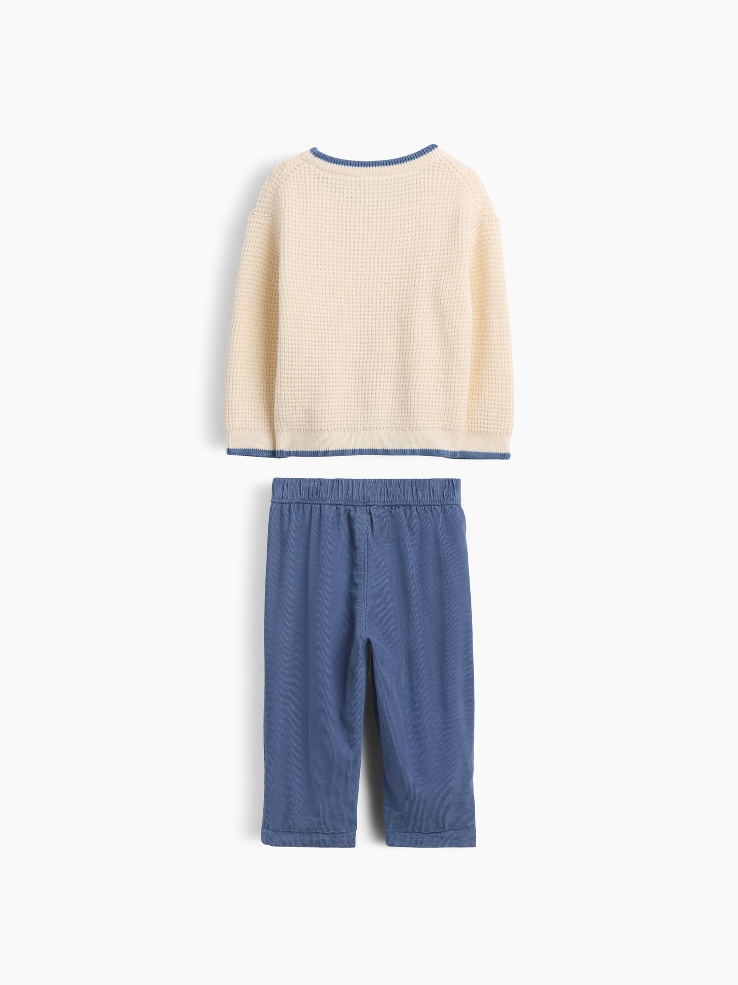 Ensemble avec chandail et pantalon en velours côtelé pour Béb