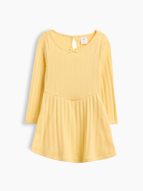 Baby & Toddler Pointelle Rib Dress