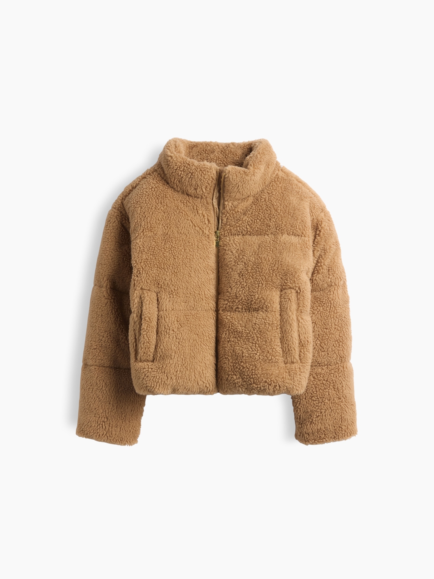 Kids Recycled Mockneck Puffer Jacket