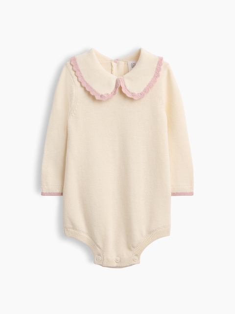CACHE-COUCHE EN TRICOT À COL POUR BÉBÉ