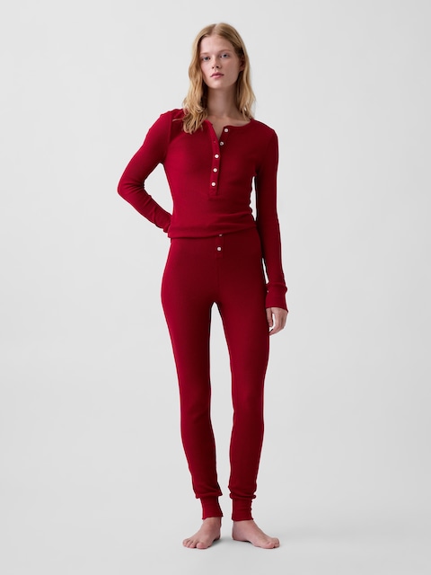 Waffle PJ Leggings