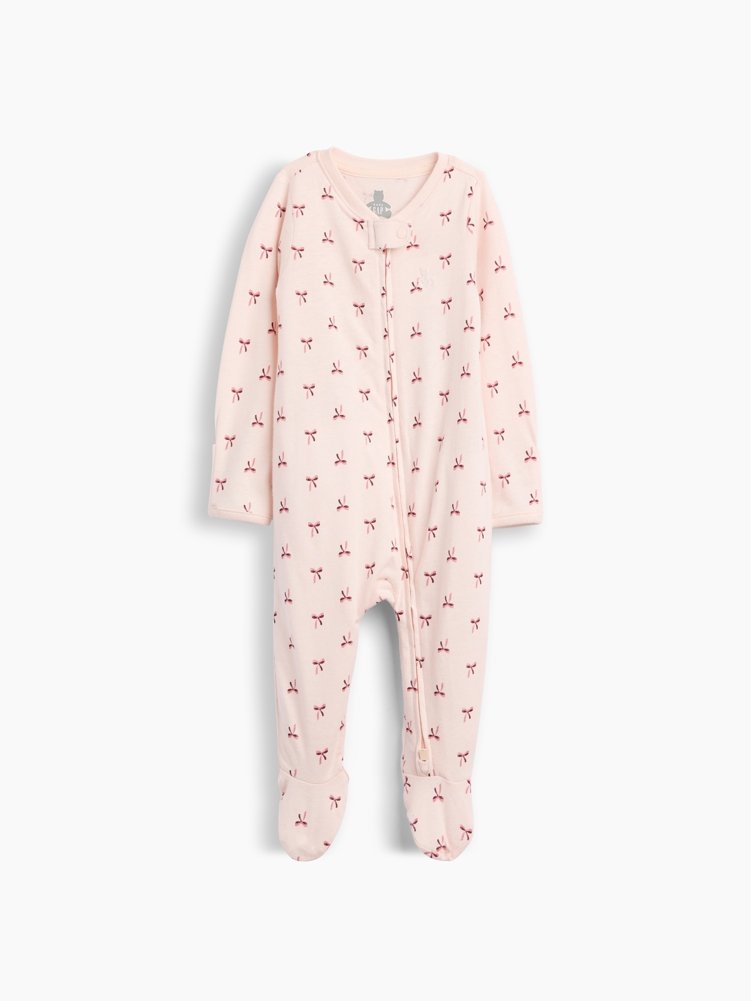 Une-pièce à pieds en coton biologique pour Bébé