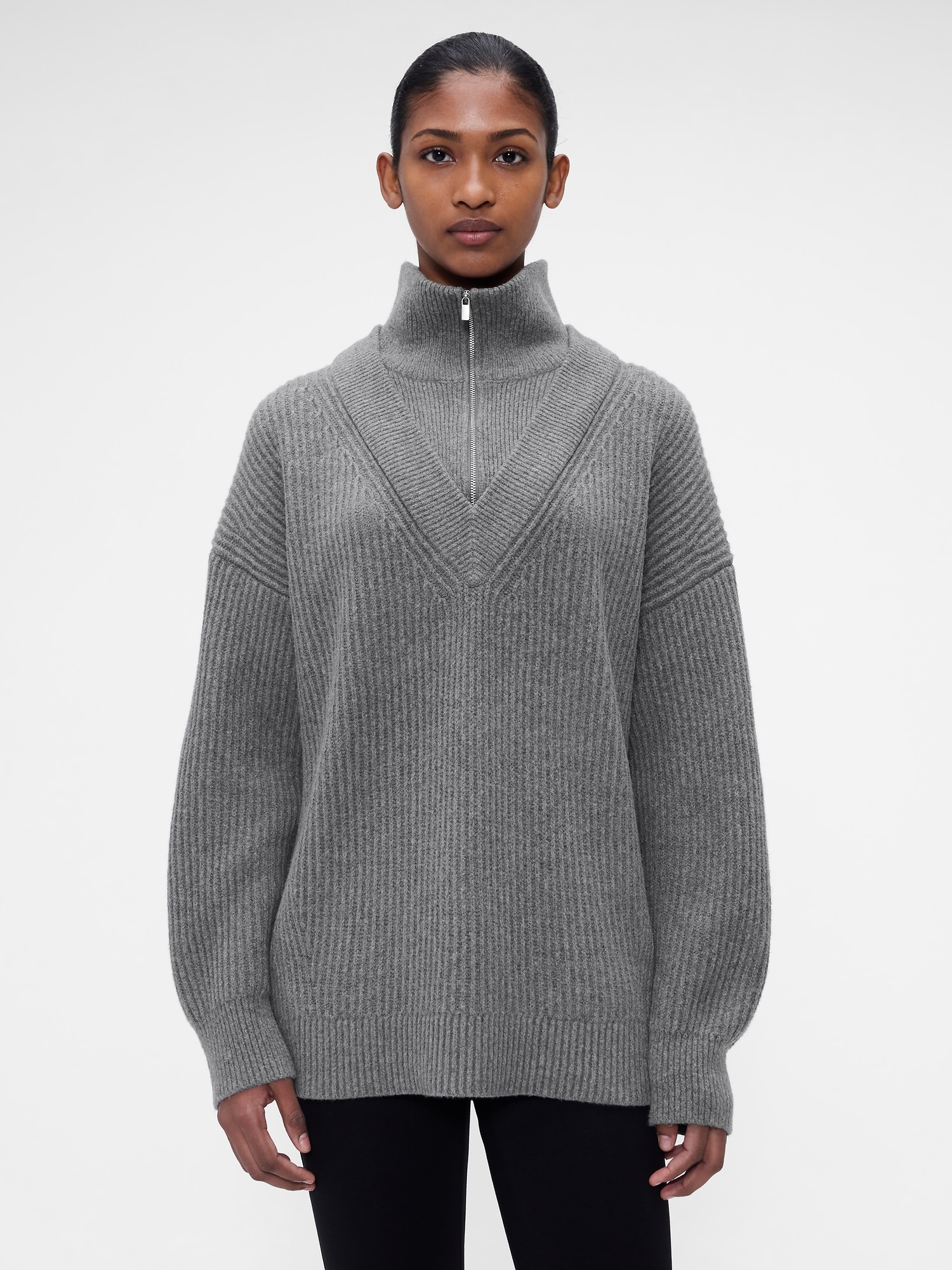 Victoria Beckham CashSoft High-Neck Pullover