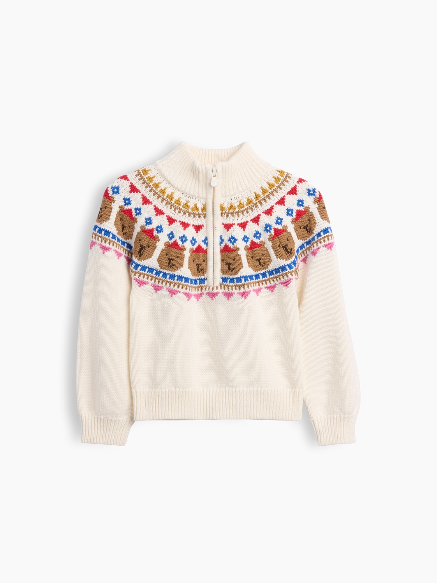 Baby & Toddler Fair Isle Half-Zip Sweater