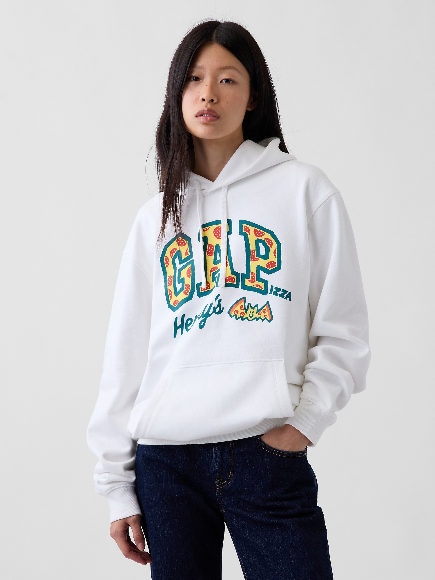 Adult Heavyweight Logo Hoodie by Henry's Pizza