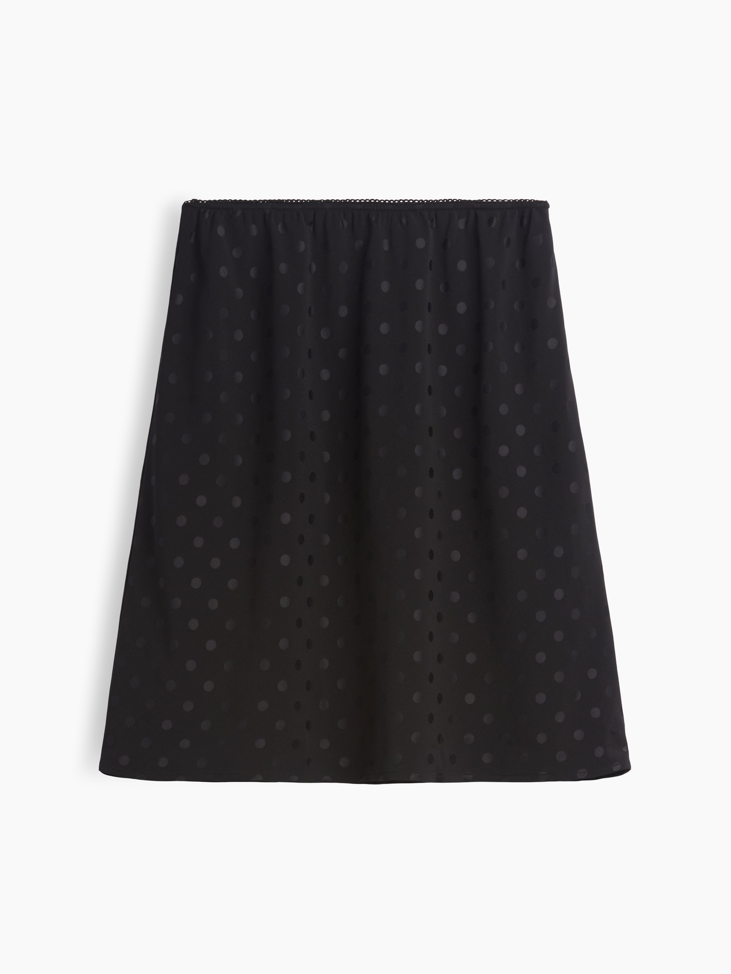 Satin Bias-Cut Skirt