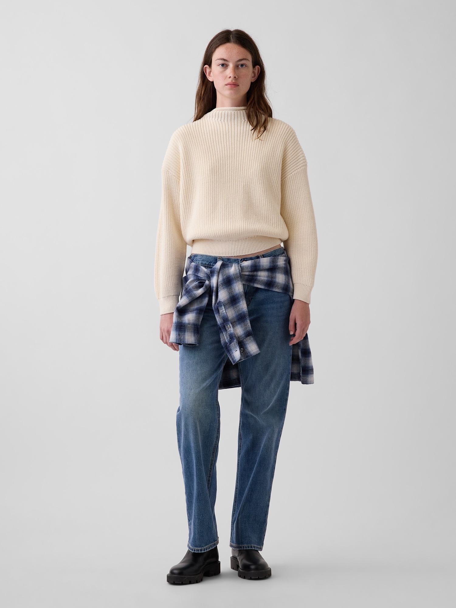 100% Cotton Rollneck Sweater