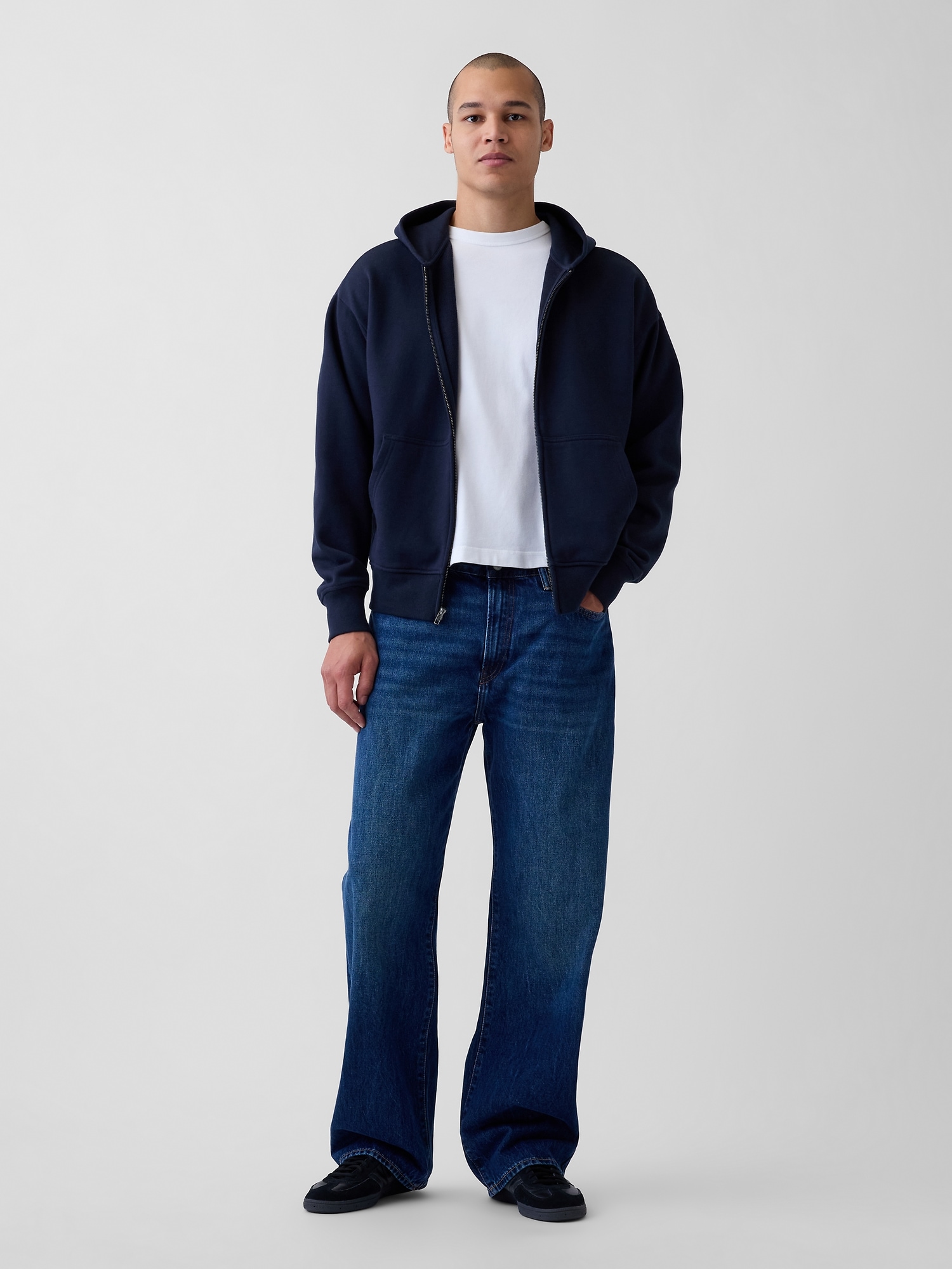 Adult Heavyweight Oversized Zip Hoodie