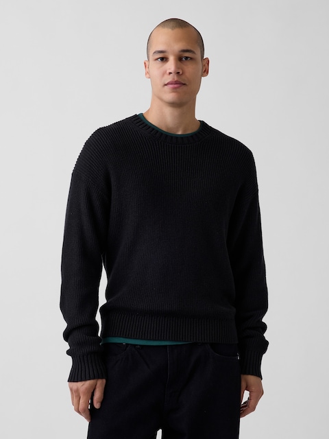 Relaxed Shaker Sweater