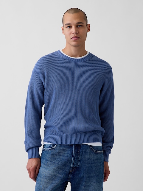 Relaxed Shaker Sweater