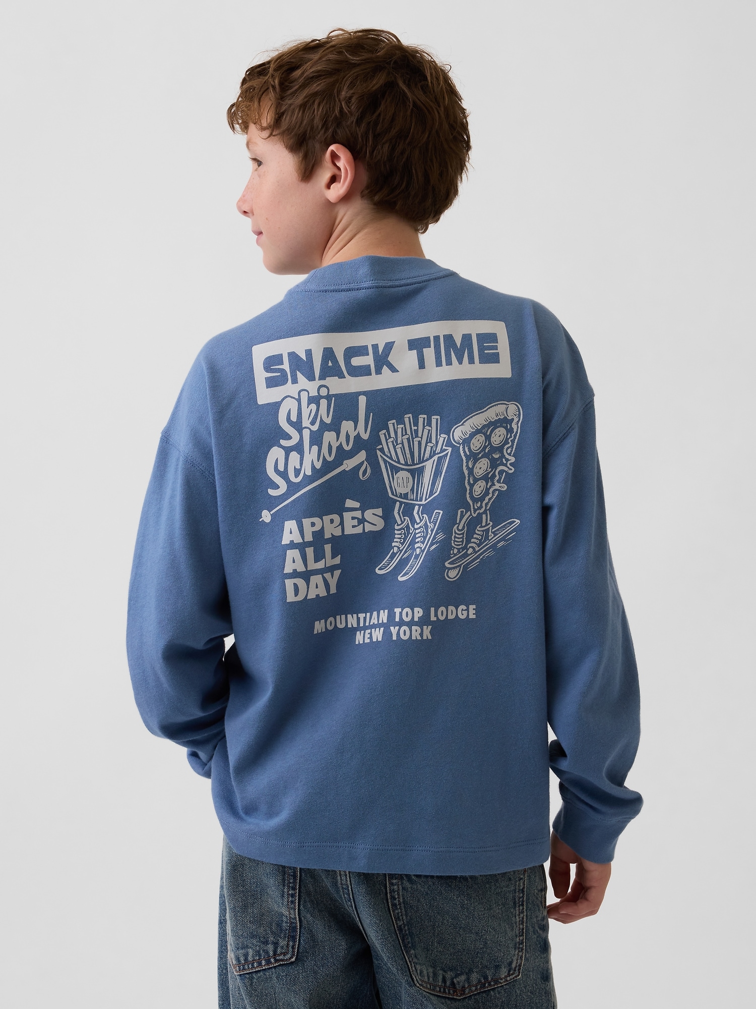 Kids Heavyweight Oversized Graphic T-Shirt