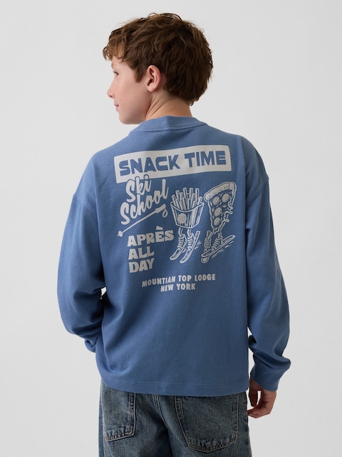 Kids Heavyweight Oversized Graphic T-Shirt