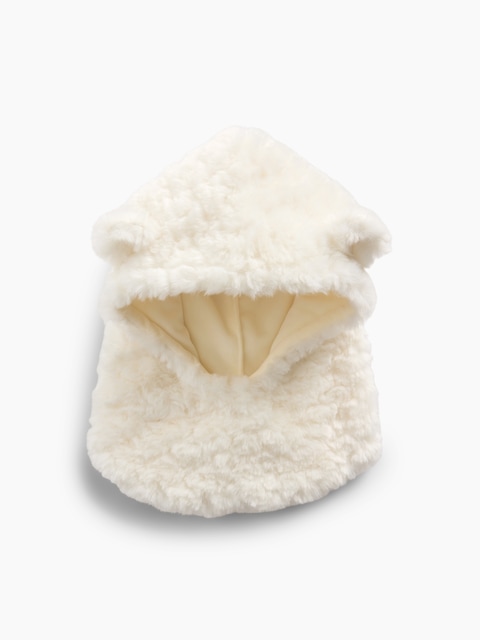 Baby & Toddler Faux Fur Bear Hood