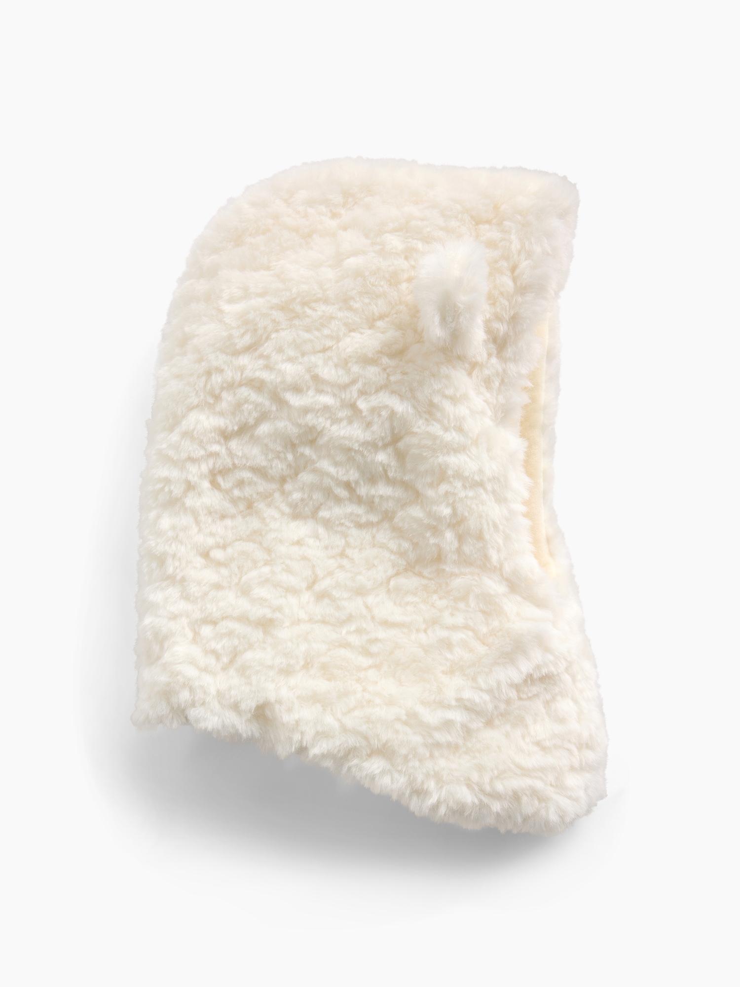 Capuchon en similifourrure à oreilles d’ourson pour Bébé et Tout-petit