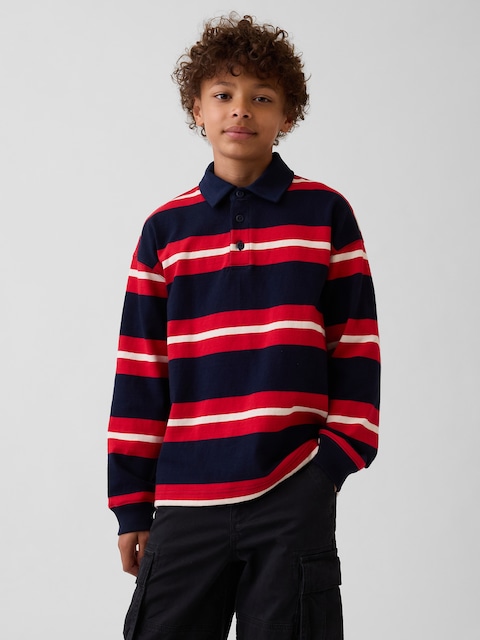 POLO DÉCONTRACTÉ EN TISSU ÉPAIS POUR ENFANT