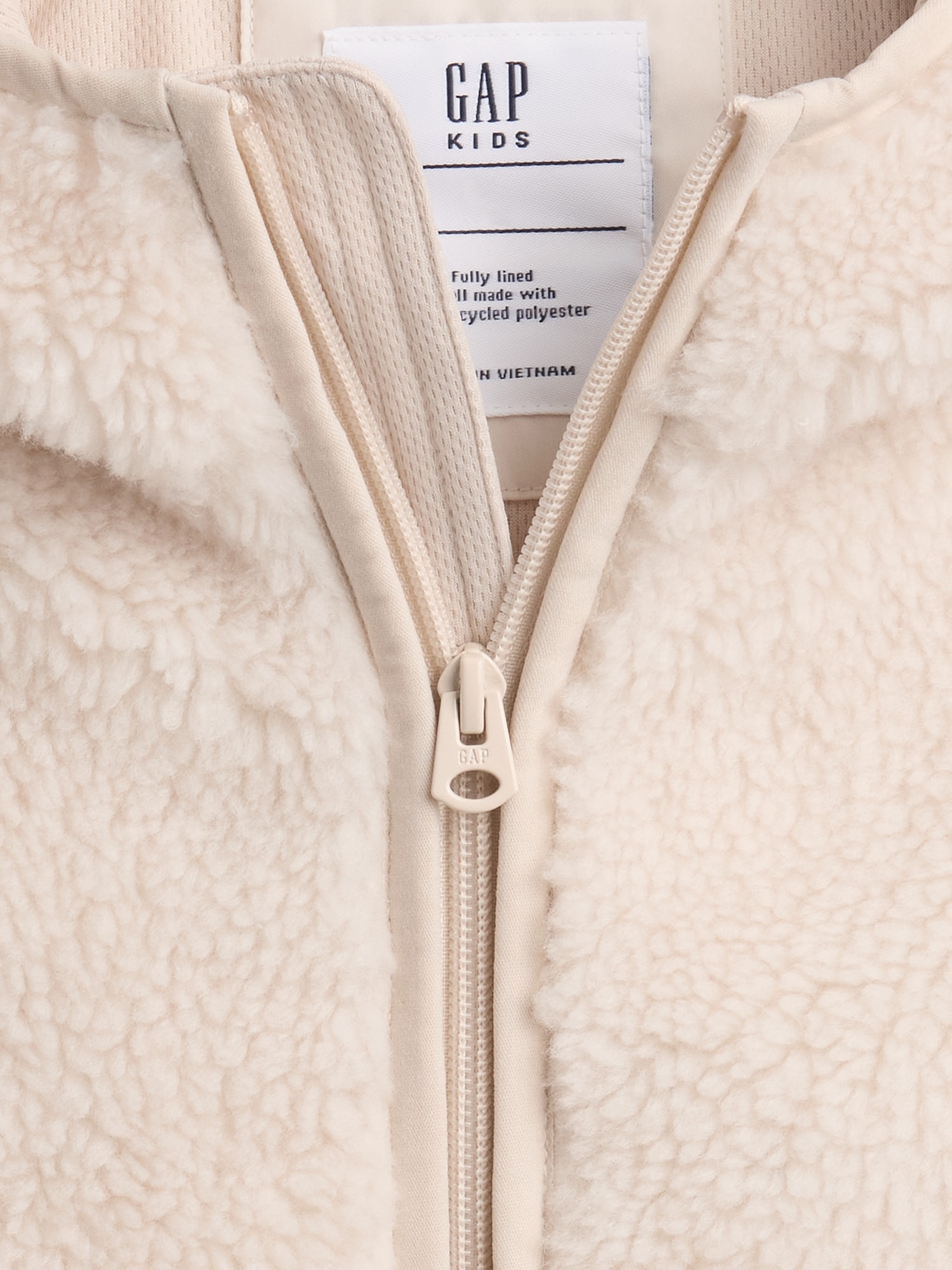 Veste à capuchon en sherpa pour Enfant