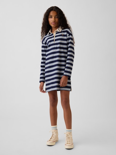 ROBE DE STYLE POLO DE RUGBY DÉCONTRACTÉE POUR ENFANT