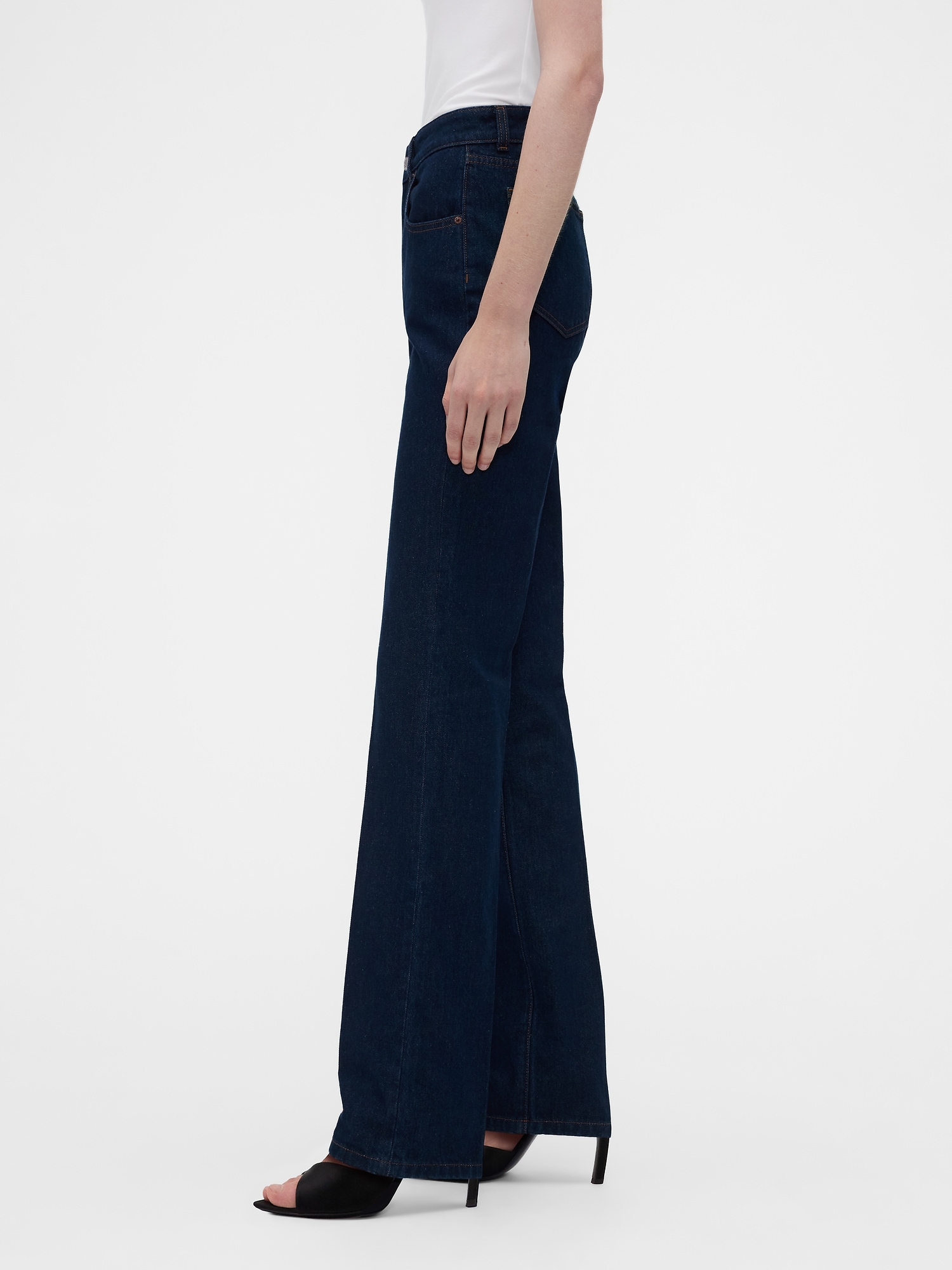 × Victoria Beckham High Rise Straight Jeans