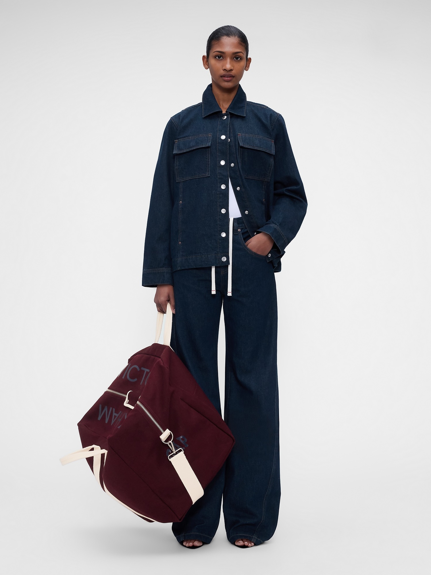 × Victoria Beckham Oversized Weekender