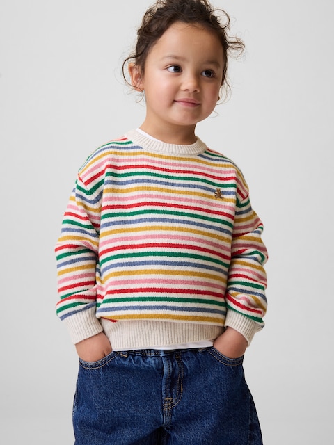 Baby & Toddler CashSoft Happy Stripe Sweater